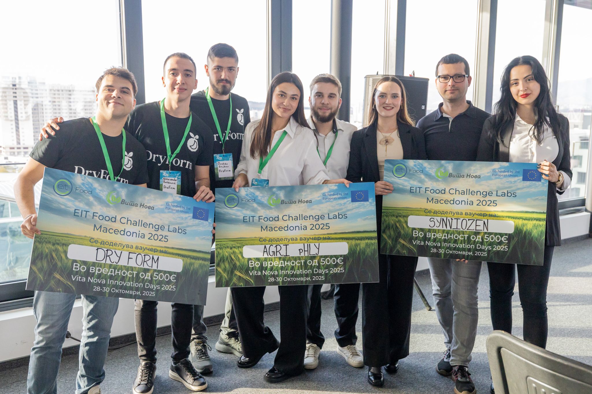 Winning startups — Dry Form, Agri pHLY, SynViozen